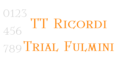TT Ricordi Trial Fulmini