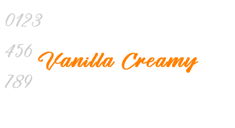 Vanilla Creamy