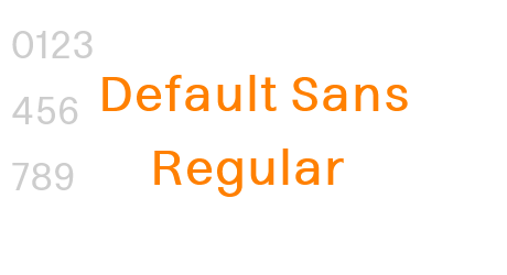 Default Sans Regular