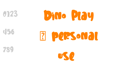 Dino Play – personal use