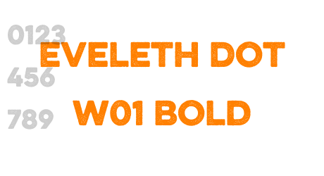 Eveleth Dot W01 Bold