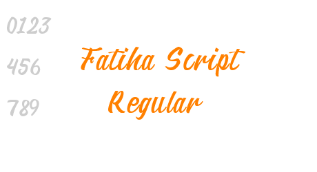 Fatiha Script Regular