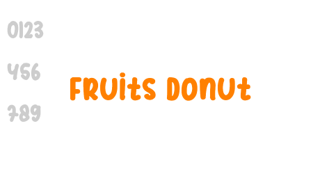 Fruits Donut