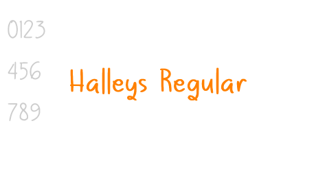 Halleys Regular