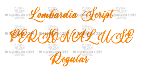 Lombardia Script PERSONAL USE Regular