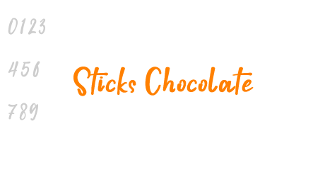 Sticks Chocolate