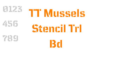 TT Mussels Stencil Trl Bd