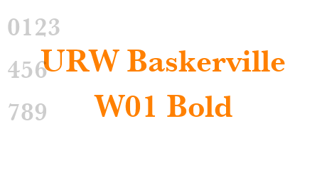 URW Baskerville W01 Bold