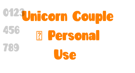 Unicorn Couple – Personal Use