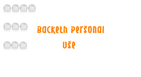 Backeth Personal Use