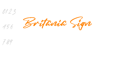 Britania Sign