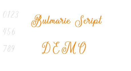 Bulmarie Script DEMO