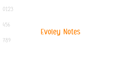 Evoley Notes