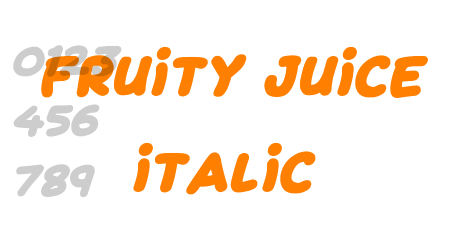 Fruity Juice Italic