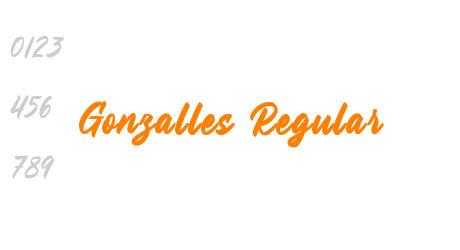 Gonzalles Regular