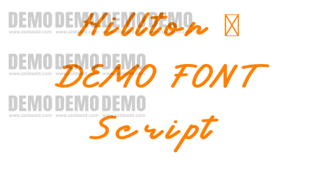 Hillton – DEMO FONT Script