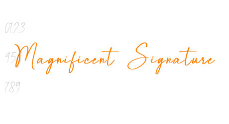 Magnificent Signature