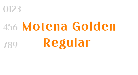 Motena Golden Regular