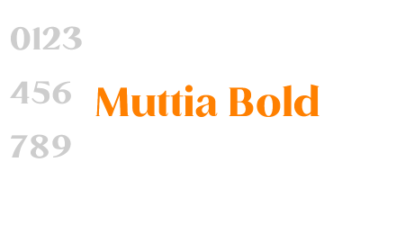 Muttia Bold