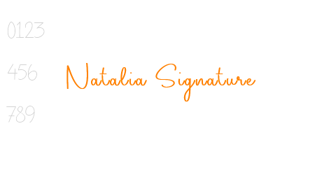 Natalia Signature