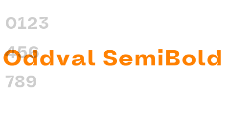 Oddval SemiBold