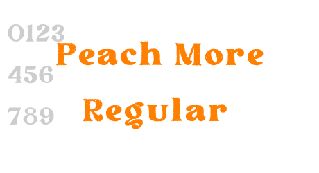 Peach More Regular