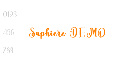 Saphiere_DEMO