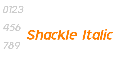 Shackle Italic