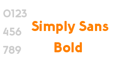 Simply Sans Bold