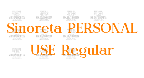 Sinoreta PERSONAL USE Regular