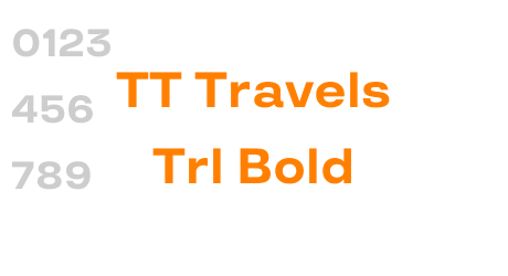 TT Travels Trl Bold