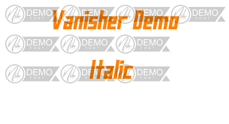 Vanisher Demo Italic