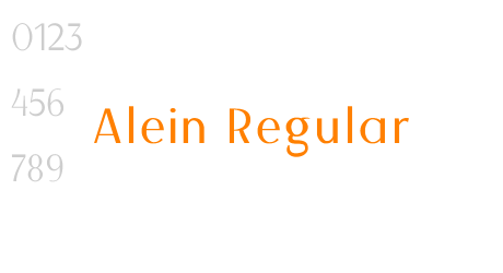 Alein Regular