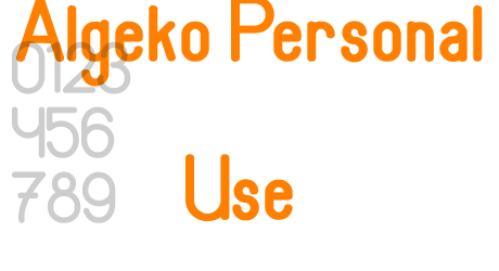 Algeko Personal Use