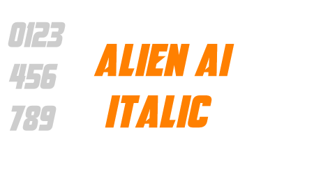 Alien AI Italic