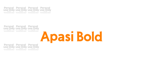 Apasi Bold