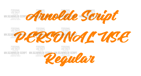 Arnolde Script PERSONAL USE Regular