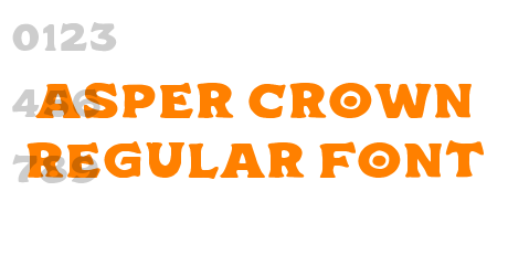 Asper Crown Regular Font