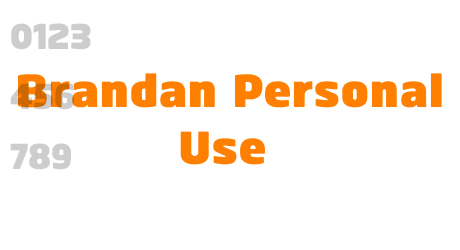 Brandan Personal Use