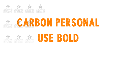 CARBON PERSONAL USE Bold