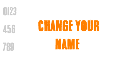 Change your name