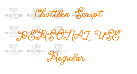 Chottlen Script PERSONAL USE Regular