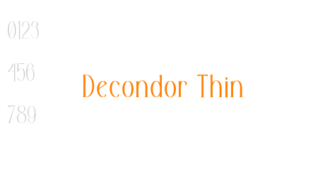 Decondor Thin