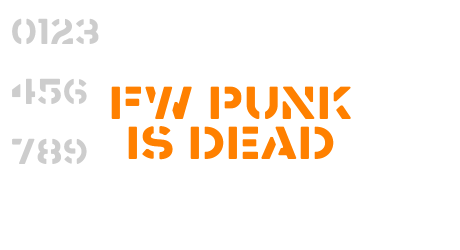 FW Punk Is Dead
