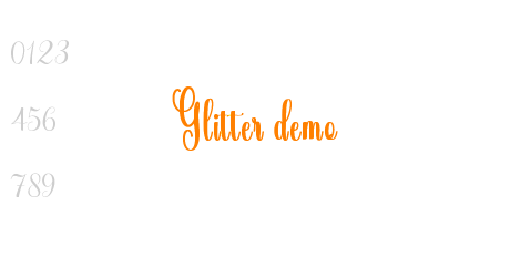 Glitter demo