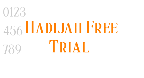 Hadijah Free Trial