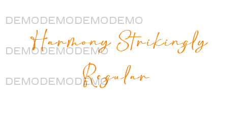 Harmony Strikingly Regular