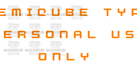 Hemicube Type PERSONAL USE ONLY