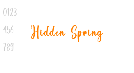 Hidden Spring