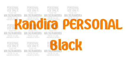 Kandira PERSONAL Black